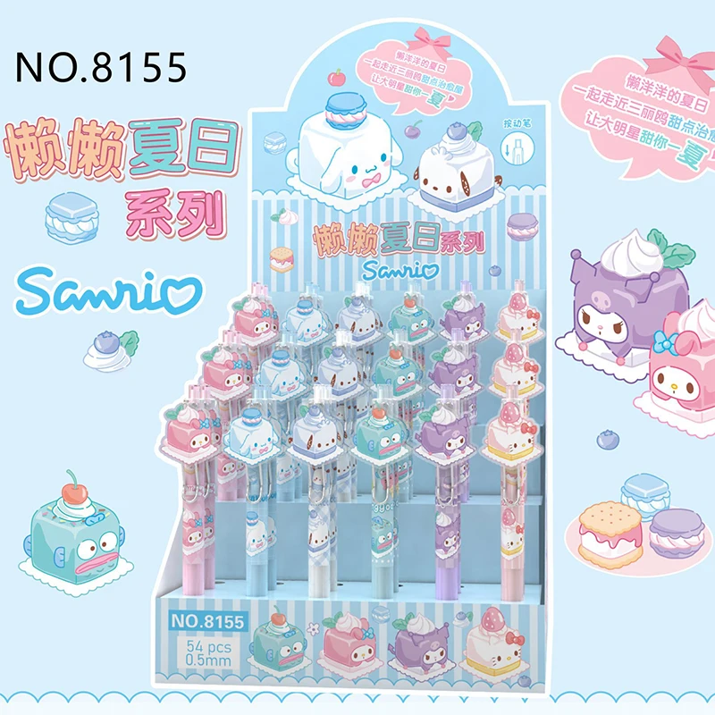 

Новинка Sanrio Kawaii мультяшный пресс нейтральная ручка Kuromi Melody Kitty милая девушка творческие строительные подарки для школы