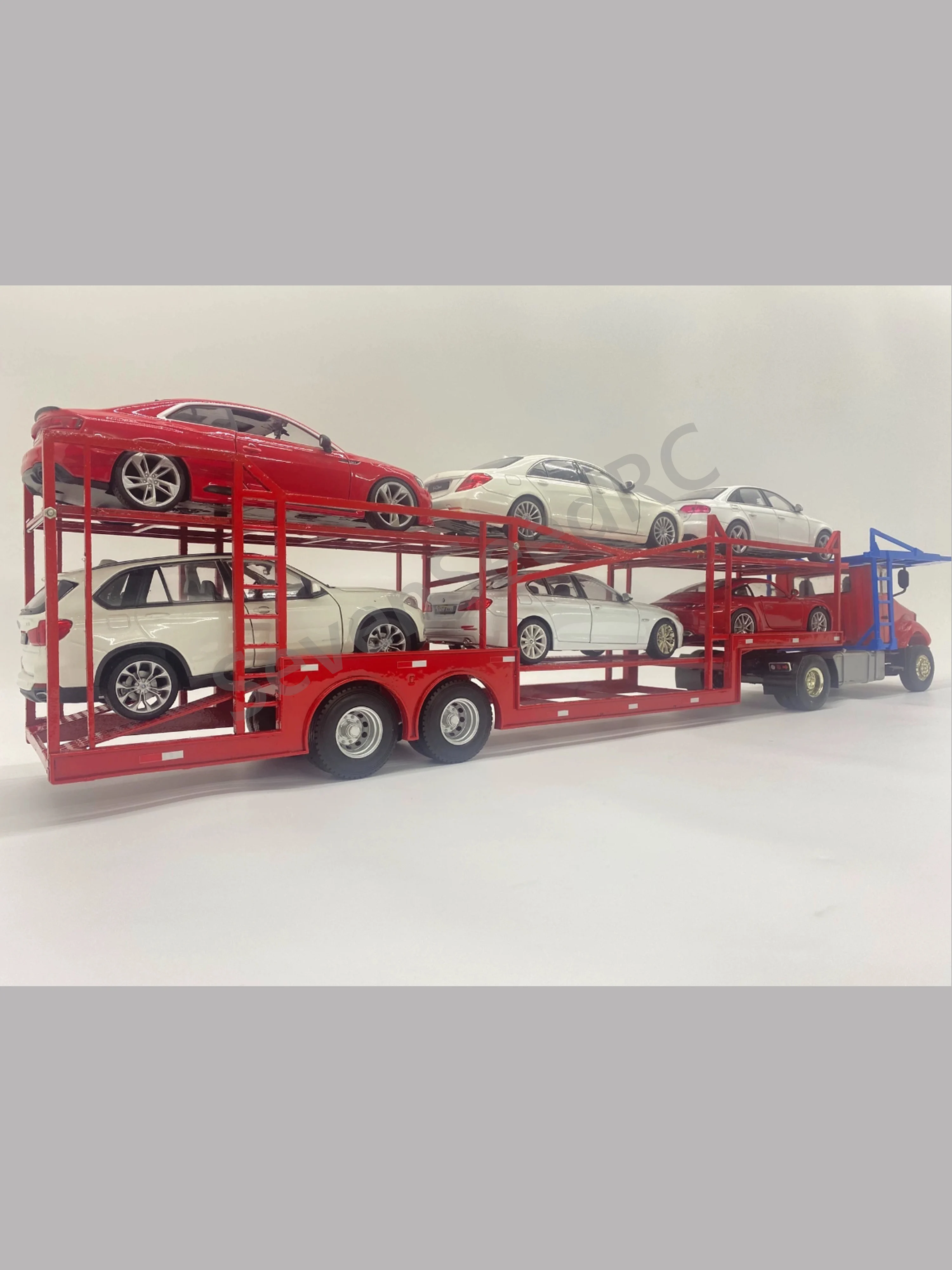 1/24 DIY металлический материал Tamiya двухслойный транспортный прицеп