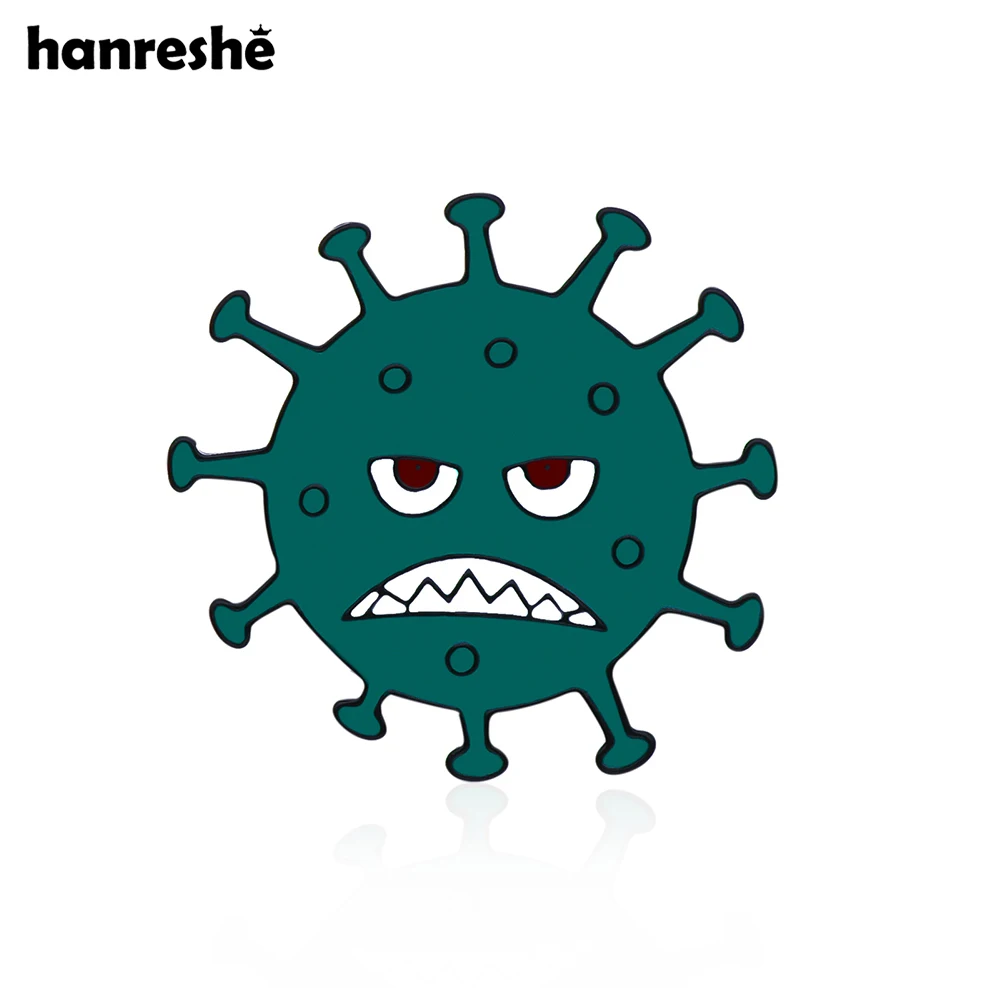 Hanreshe забавная виология эмалированная брошь булавка научный медицинский значок