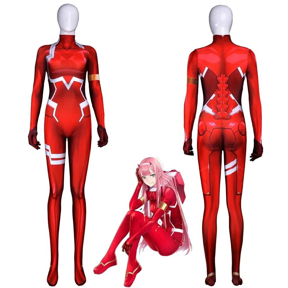 

Костюм женский для косплея «Zero Two», на Хэллоуин