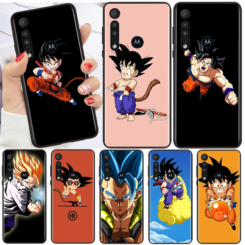 

Goku Anime Dragon Ball For Motorola Moto G G60 G60S G50 G40 G9 G10 E7i E6S Power Edge 20 E20 2021 X3 S Pro Black Phone Case