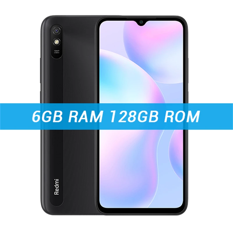 

Xiaomi Redmi 9A Smartphone 6GB RAM 128GB ROM 6.53 Inch HD Helio G25 Octa Core Telephone MIUI 10 13.0MP 5000mAh Mobile Phone