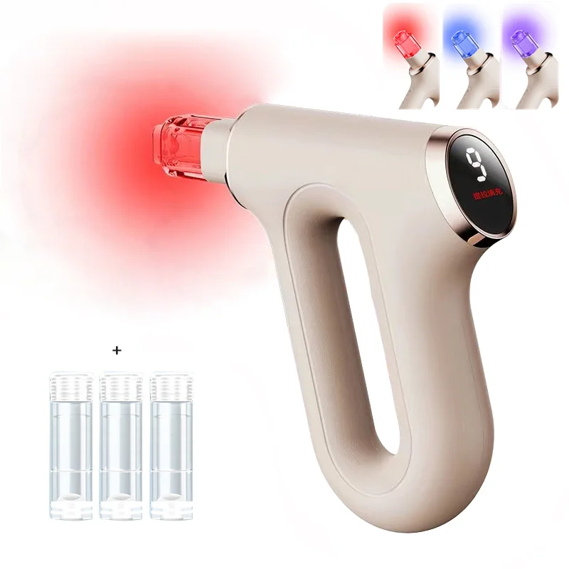 

2023 New Wireless Beauty Gun Facial Stem Cell Therapy Microneedling Pen Mesotherapy Derma Stamp Microcrystal Injector Anti-age