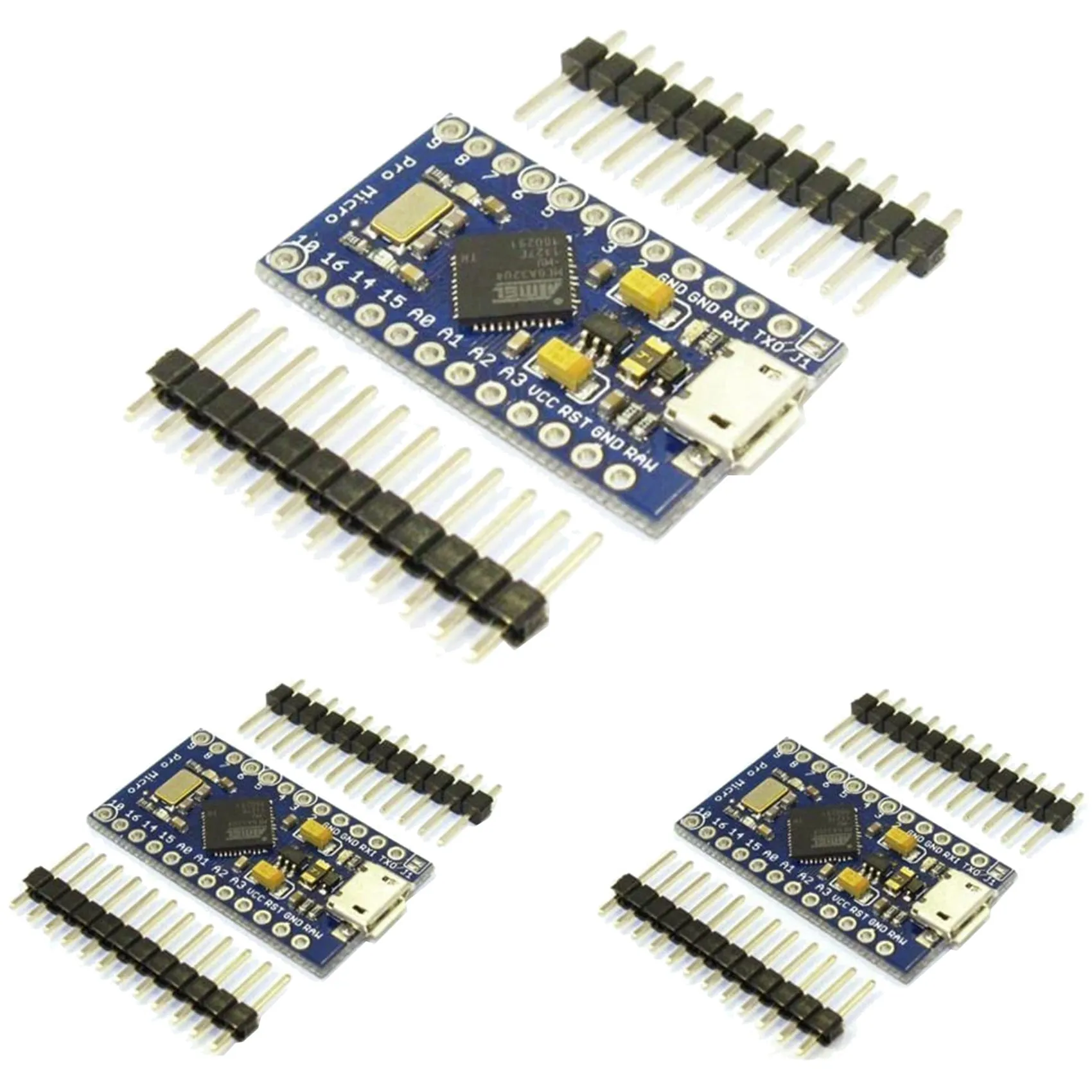 

Макетная плата Pro-Micro Atmega32U4 5 в 16 МГц, программируемая плата для микроконтроллера IDE Micro-USB Pro-Micro, 2 шт.