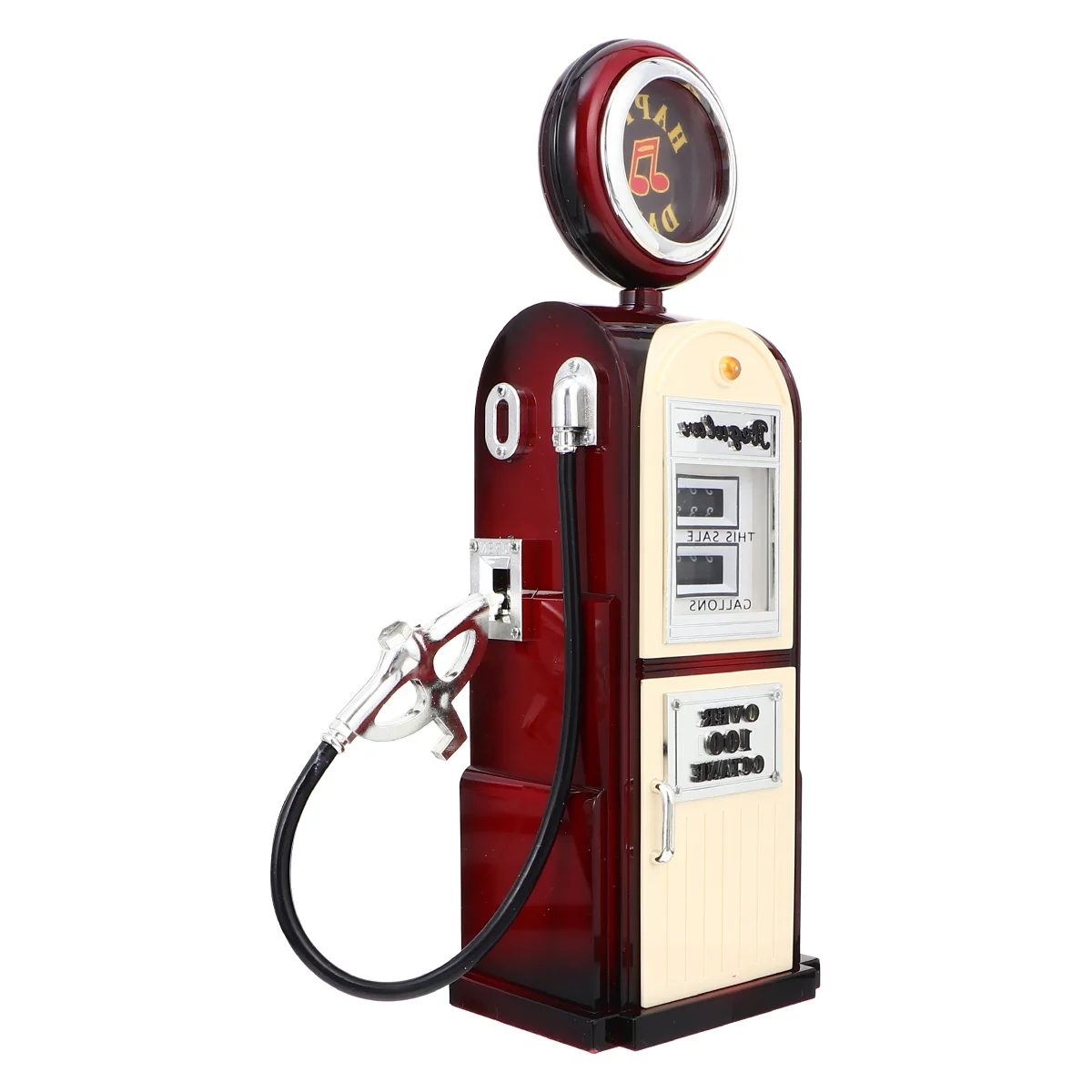 

1pc Rotary Musical Box Vintage Musical Box Birthday Musical Gift Musical Box Figurine Vintage Gas Station Pump