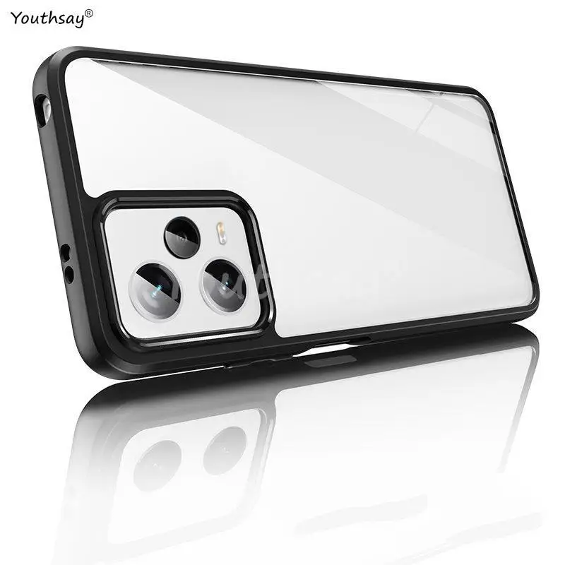 

For Redmi Note 12 Pro 5G Case For Redmi Note 12 Pro Cover Funda Hard Clear PC Soft TPU Shockproof Back Case Redmi Note 12 Pro