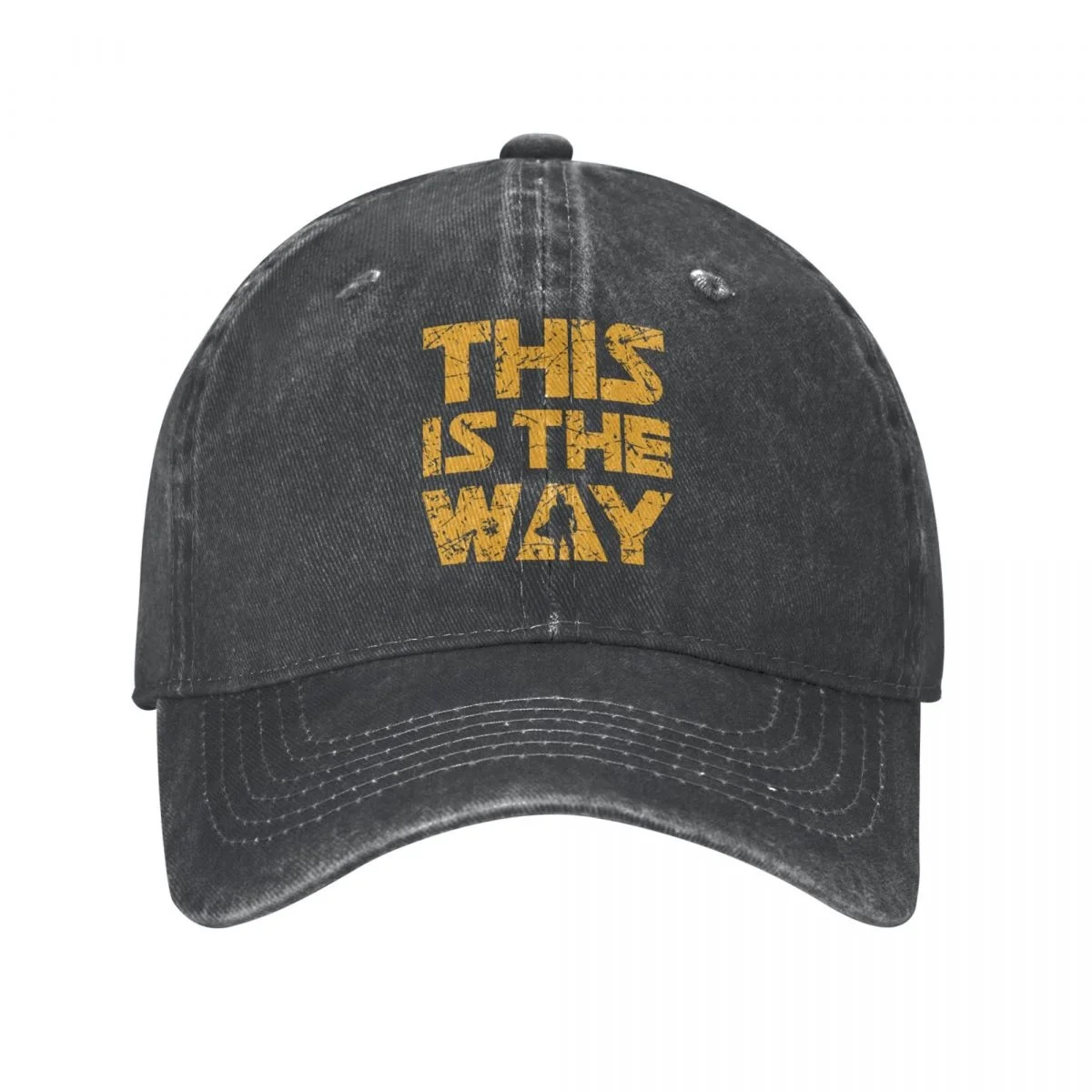 

Disney Star Wars The Mandalorian Ponytail Baseball Cap Casual Washed Cotton Summer Hat This is The Way Casquette Gorras