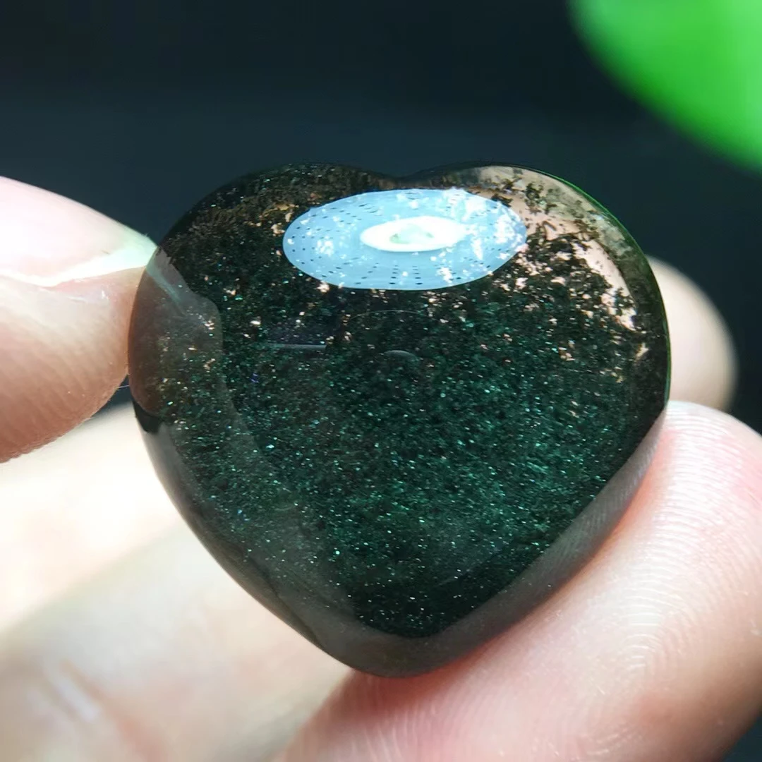 

Natural Green Phantom Quartz Pendant 20-20-10.5mm Women Man Brazil Heart Love Phantom Rare Fashion Jewelry Genuine AAAAAA