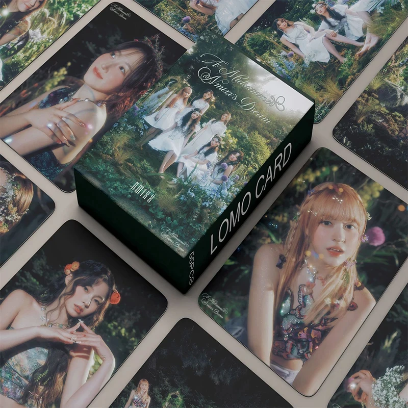 

55Pcs/Set KPOP NMIXX ENTWURF AD MARE Photocards New Album Photocards LILY HAEWON JIWOO Postcard Idol Fans Collection Gift