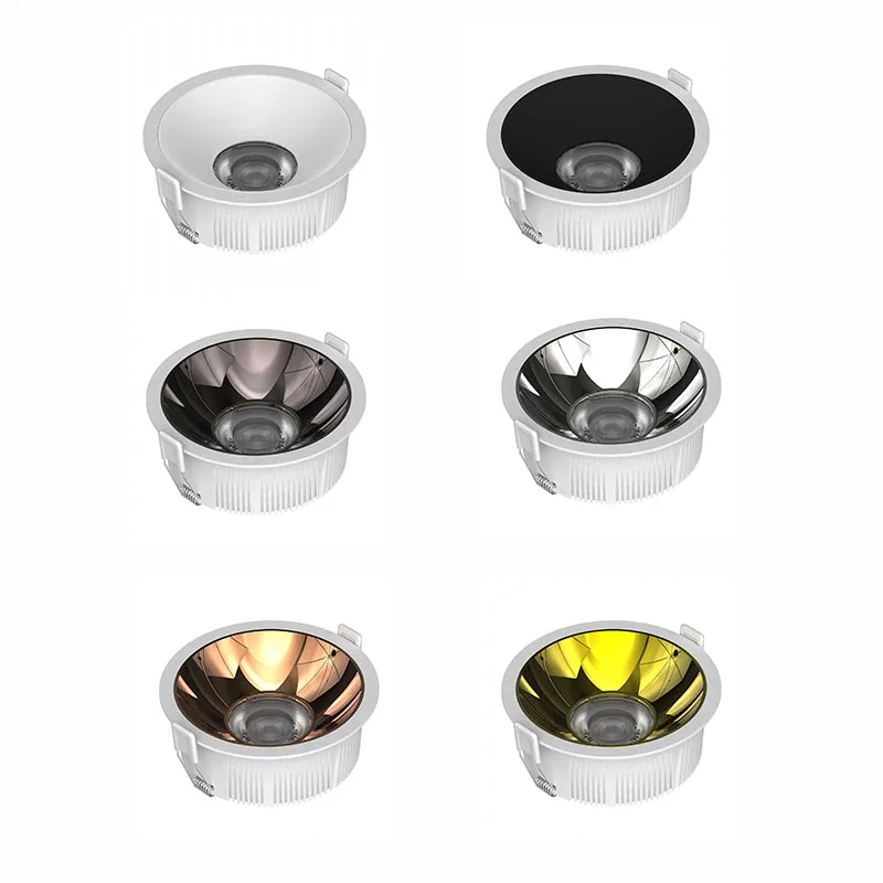 

Led Ceiling Lamp Home Decoration and Mall Lighting Embedded Downlight Modern Style Aluminum Lamp Body AC110V-220V Dimmable