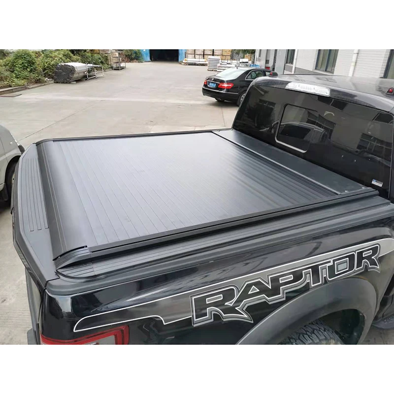 Алюминиевый чехол Tonneau Hardtop автоматический на колесиках для FORD F150 RAPTOR 2014+ чехлы
