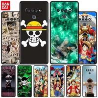 anime one piece zoro luffy hot case for lg k61 k41s g6 g7 k50 k50s k92 5g k52 k40s g8 thinq k71 k40 k42 black soft phone cover