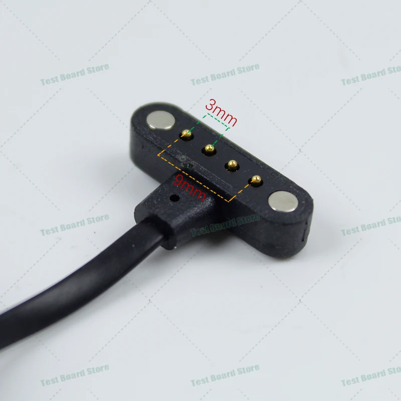 1 шт. PogoT Тип 4P 3 0 мм смарт-браслет часы Магнитный зарядный провод для OPPO/GT2/DM98 DM20 LemX10