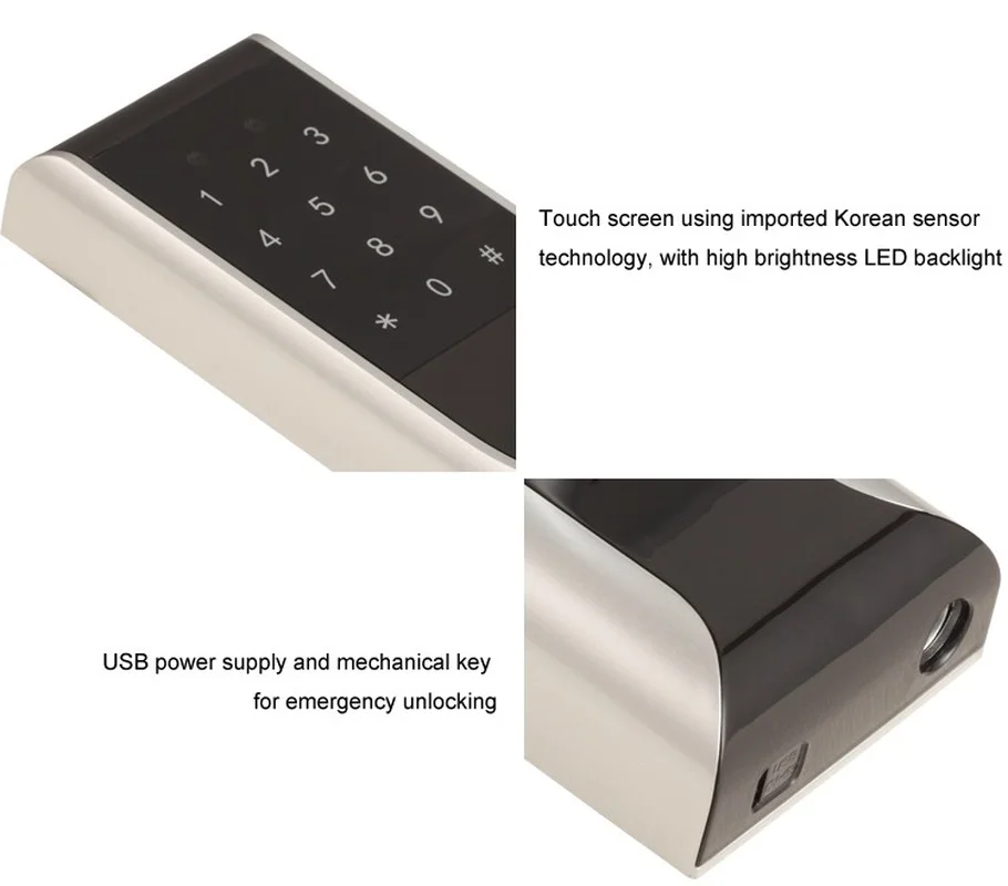 S0446 New Arrived High Quality Anti-Theft Wireless Espagnolette Lock Wholesale In China enlarge