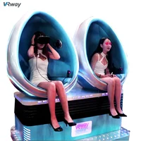 Top Sales ! VRway metaverse VR egg Chair 5d 9D Virtual Reality motion Cinema VR simulator chair Amusement Park Rides