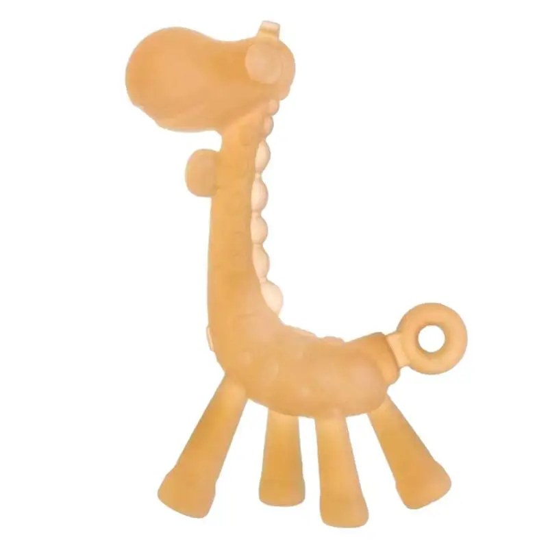 

Silicone Teether Stick Soothing Molar Giraffe Shape Toy Anti-Scratch Chewing Supplies Gifts For Christmas Birthday And Other