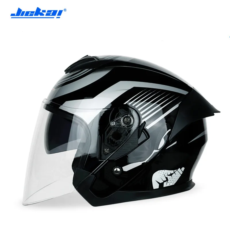 Новинка мужской/мужской мотоциклетный шлем JIEKAI для электромобиля полузакрытый с