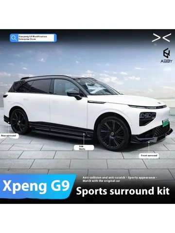 Небольшой комплект модификации корпуса для автомобиля Xpeng G9, специальный спортивный комплект для полного хвостового крыла автомобиля