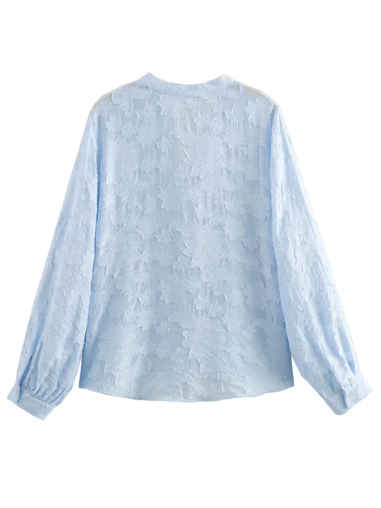 Блузка женская KAOPU ZA с контрастным принтом