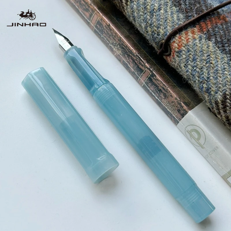 Фото Ручка-фонтан JINHAO 62D серии Dreamy Color, высококачественная, с перьями EF/F, для студентов, офиса и школы, канцелярские принадлежности №4