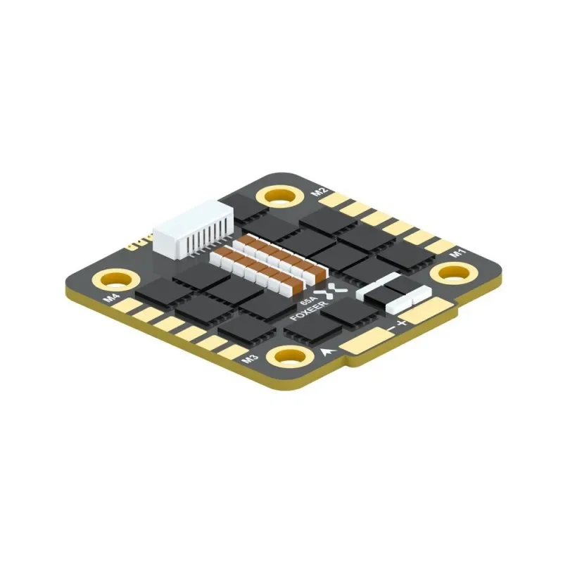 Фото Foxeer Reaper F4 128K 65A BL32 BLHeli32 4-в-1 9~40В 3-8S ESC 30.5*30.5мм M3 DShot1200 для FPV-деталей №5
