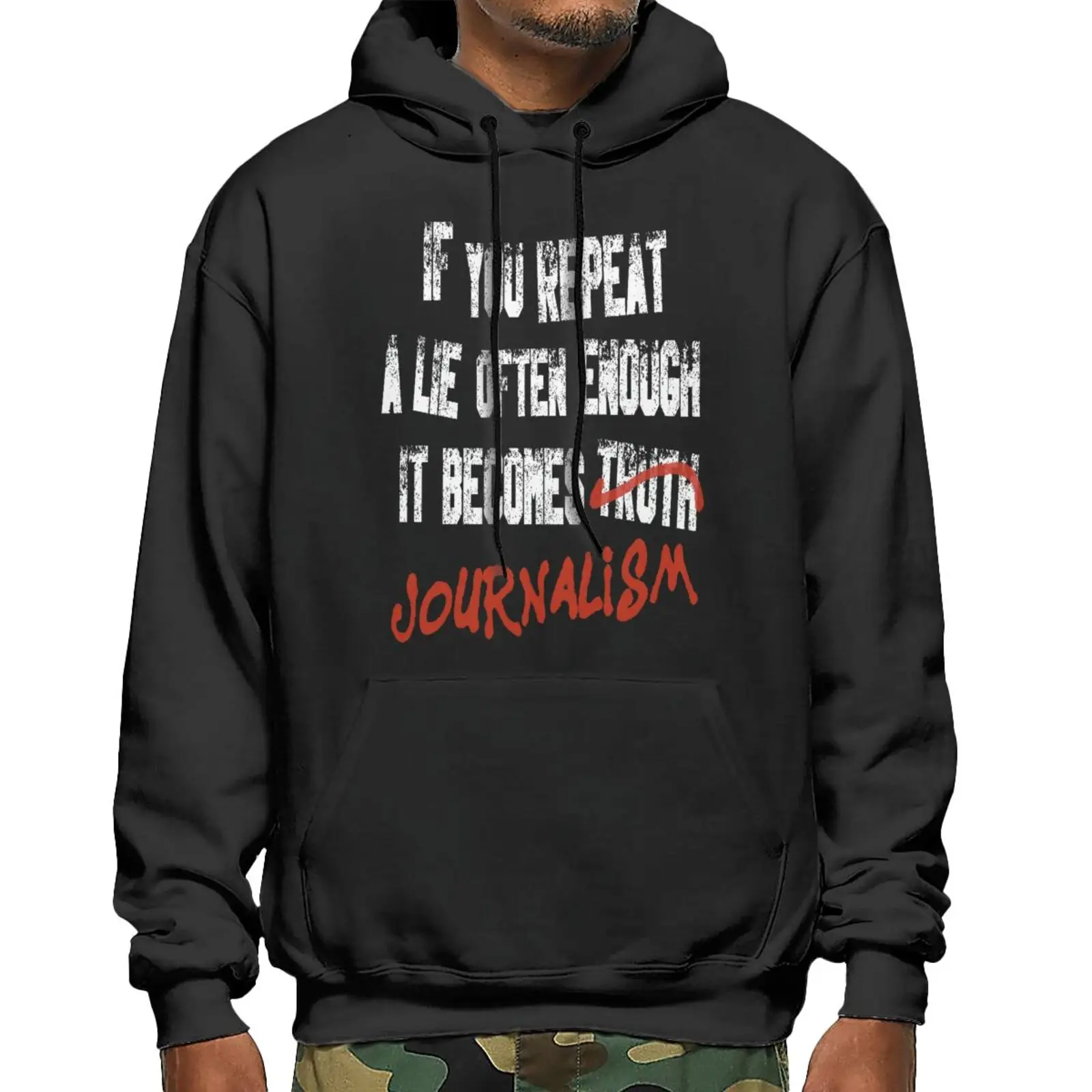 

If You Repeat A Lie Often Sweatshirts Hoodies Clothes Men Men's Winter Sweater Men's Sweatshirt Male Clothes Hoodies For Women