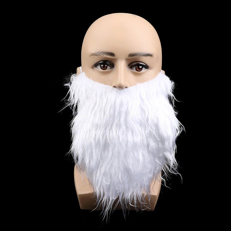 

Party performance props Santa Claus white beard fake Beard Set Xmas Party Decor