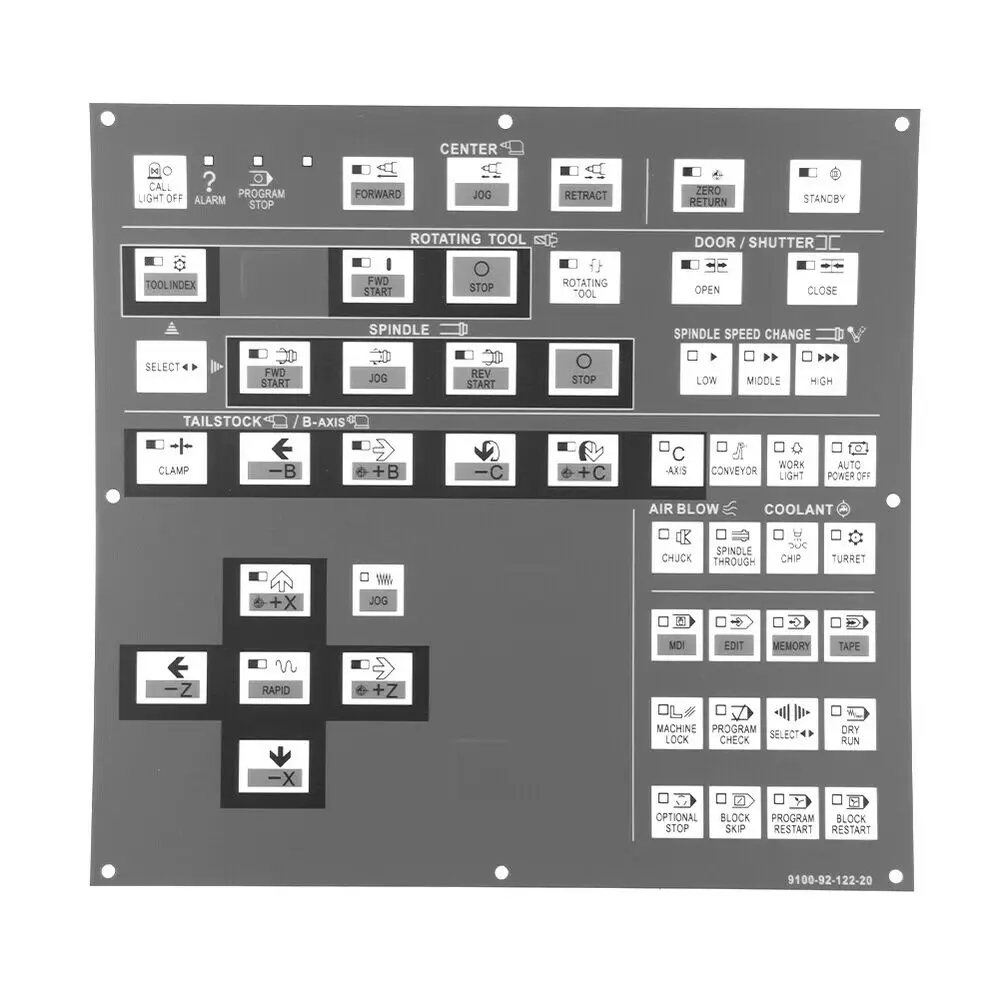 

Рабочий мембранный слой 9100-92-122-20 для Hitachi Seiki CNC Machine TS15