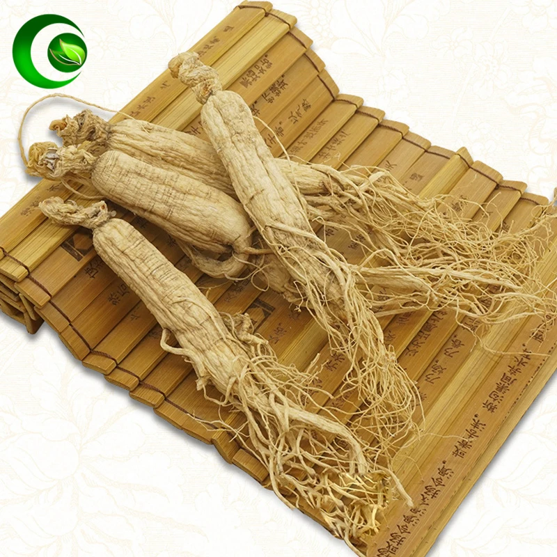 

Натуральный дикий сушеный корень белого женьшеня Changbai горный Корень Женьшеня 8 лет белый порошок женьшеня