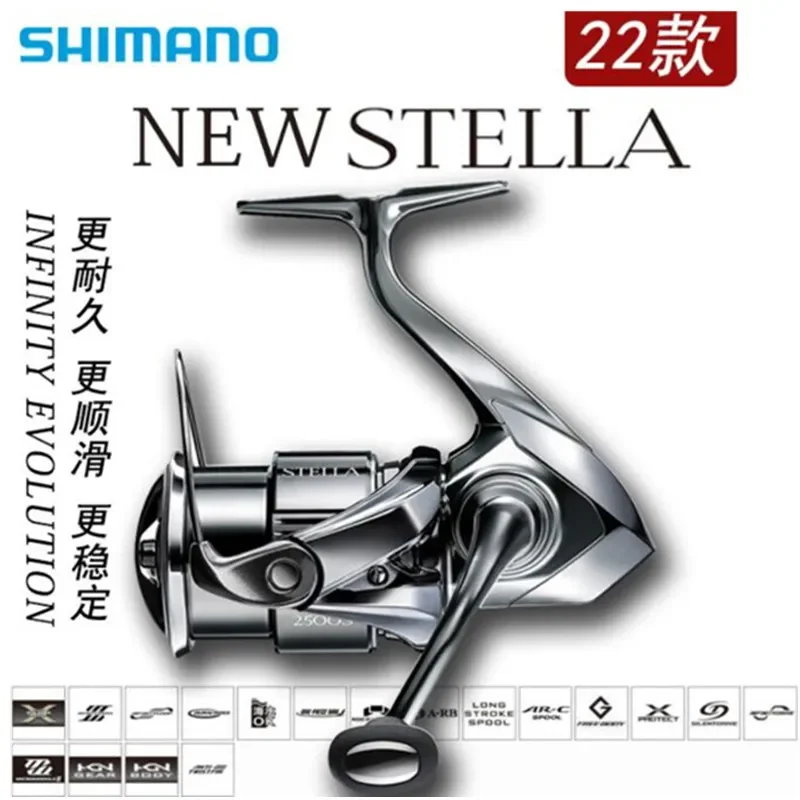 

New 2022 Original SHIMANO Stella 1000 C2000S 2500 2500S C3000 C3000SDH 4000 5000 Saltwater Spinning Fishing Reel Made in Japan