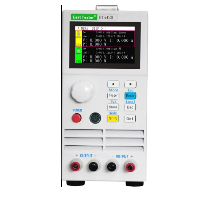 

400W 0-150V / 0-20A double programmable DC electronic load ET5420