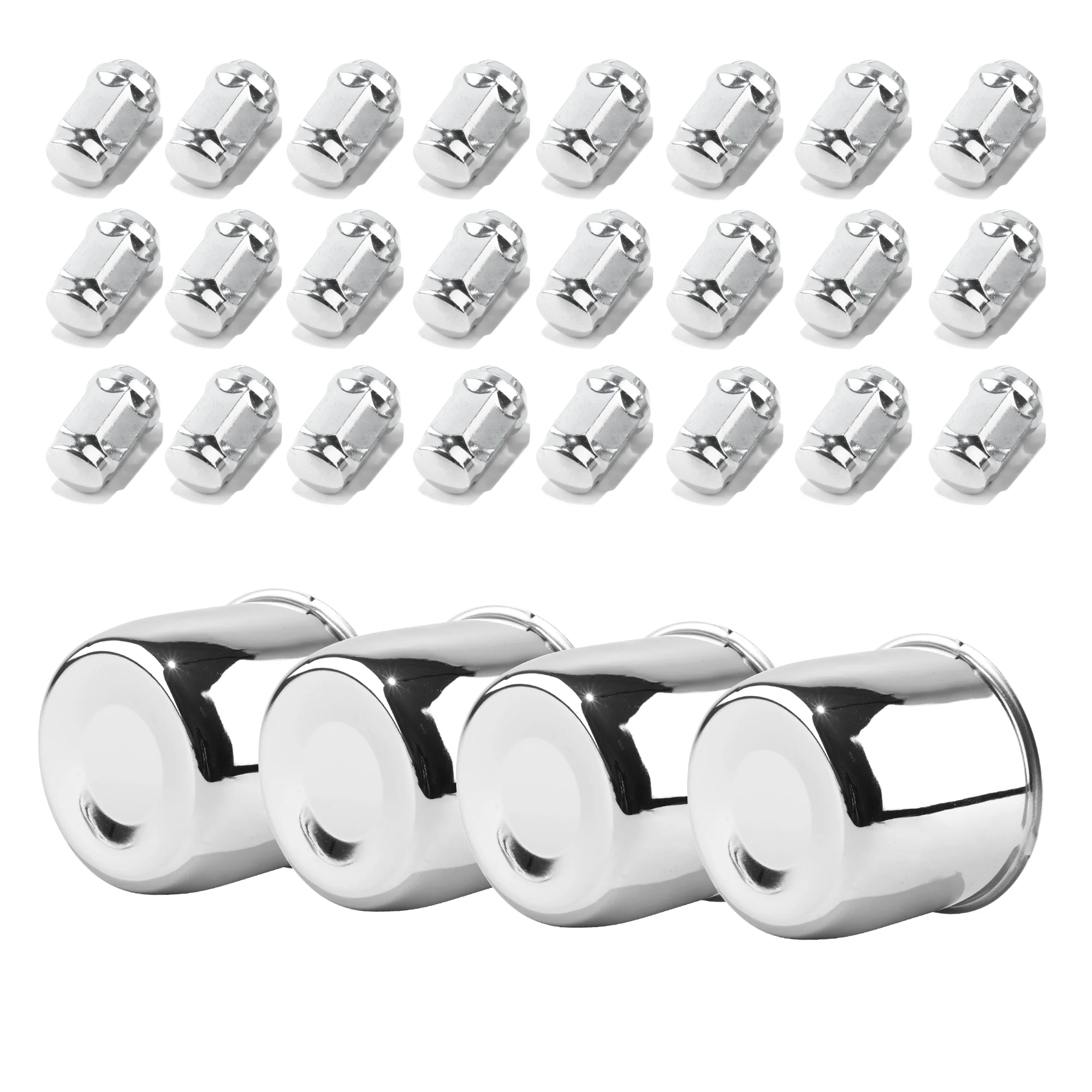 Rheedal 2/4 шт. 4 25 дюйма центральные колпачки с нажимом + 12/24 1/2-20 наконечников нажимным