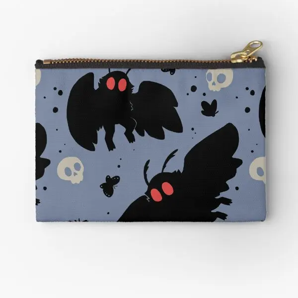 

Mothman дневные синие мешочки на молнии для трусиков, нижнее белье, маленькие носки, кошелек для ключей, карман, мужская сумка, косметическая упаковка для чистых монет для женщин
