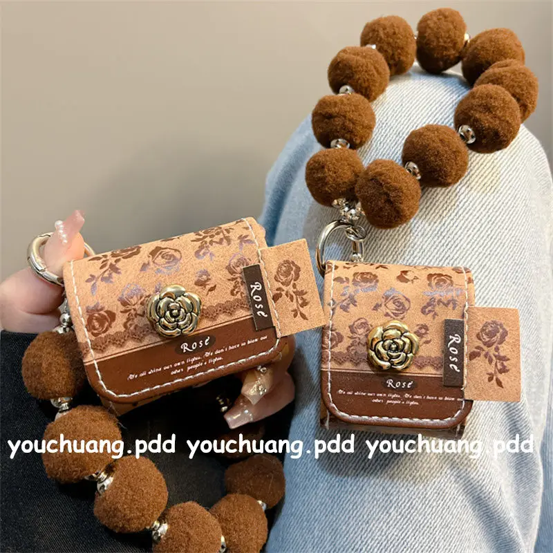 Ins Кофейный цвет AirPods1 Стерео AirPods2 Camellia airpodspro2 Защитный чехол AirPods 4 Bluetooth 3 Чехол для