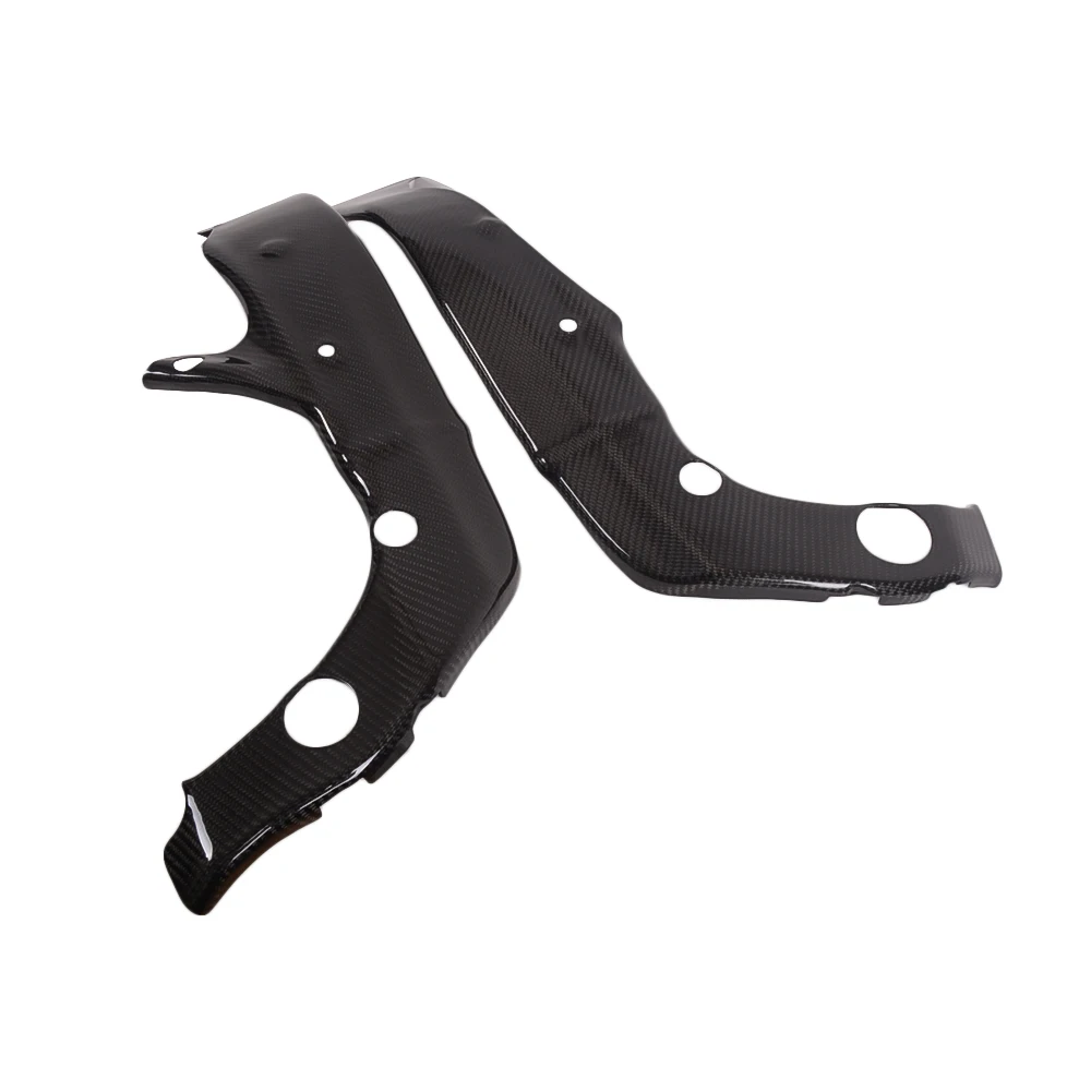 

100% Carbon Fiber Frame Covers Panels Protector Motorcycle Accessories For YAMA YZF-R6 E6 2017 2018 2019 2020