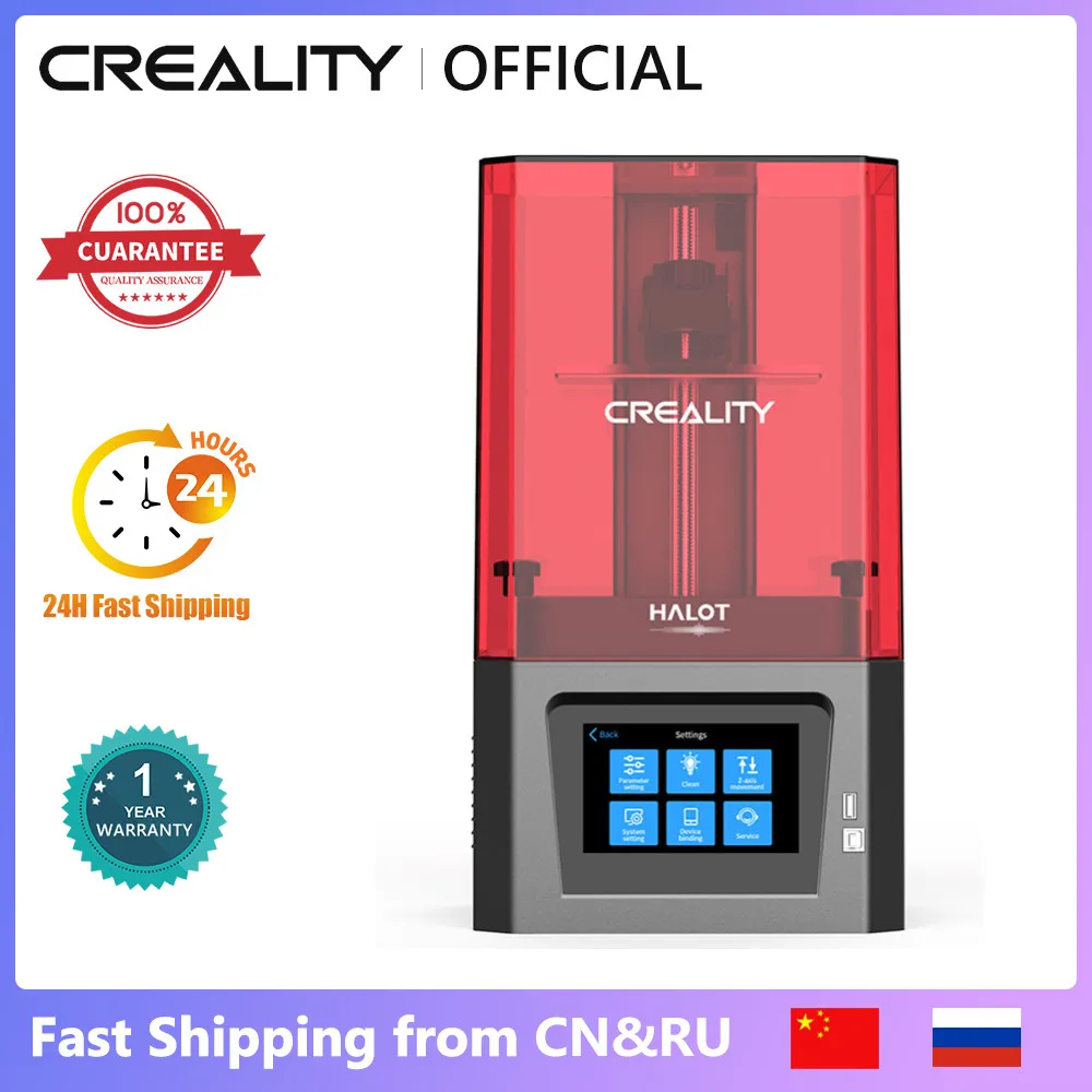 

Creality 3D HALOT-ONE CL-60/HALOT-ONE PLUS Resin 3D printer LCD Printer Lntegral Light Source Dual Cooling Air Filtration System