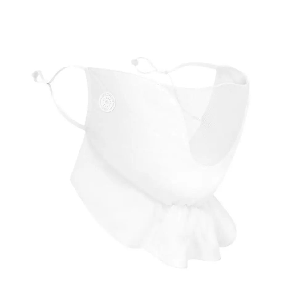 Дышащая Шелковая Маска Для Лица С Защитой От Ультрафиолета Занятий Спортом На