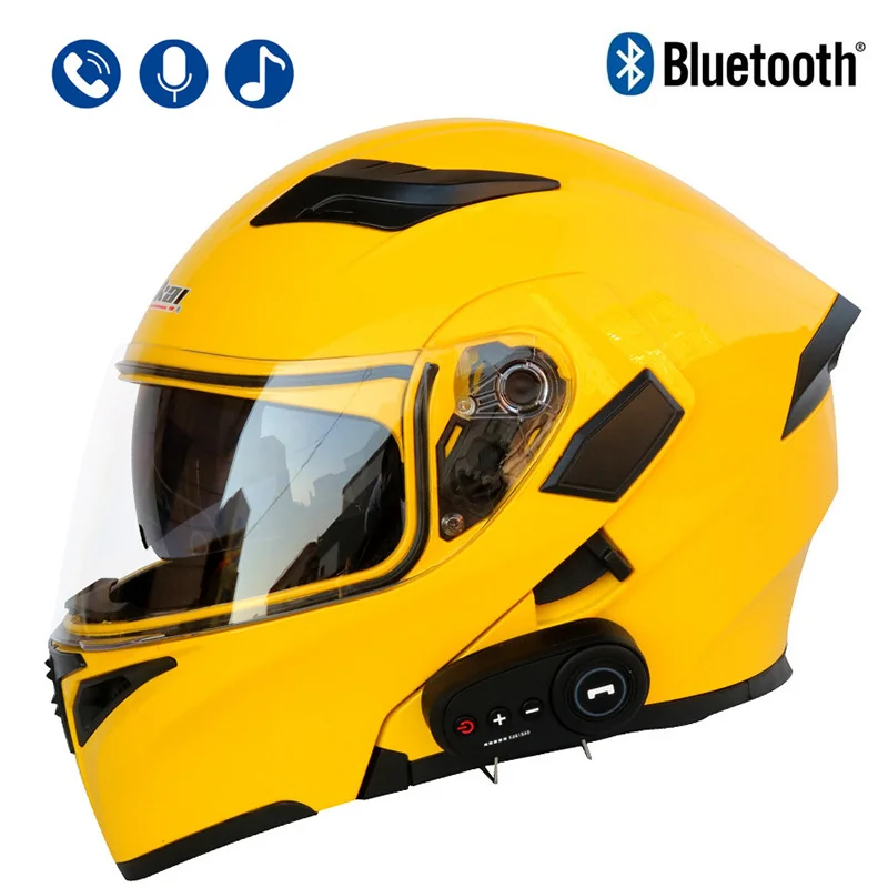 

Motorbike Motocross Motorcycle Scooter Headset Smart Bluetooth Intercom Helmet Riding Off Road Racing Moto Helmet Accessories