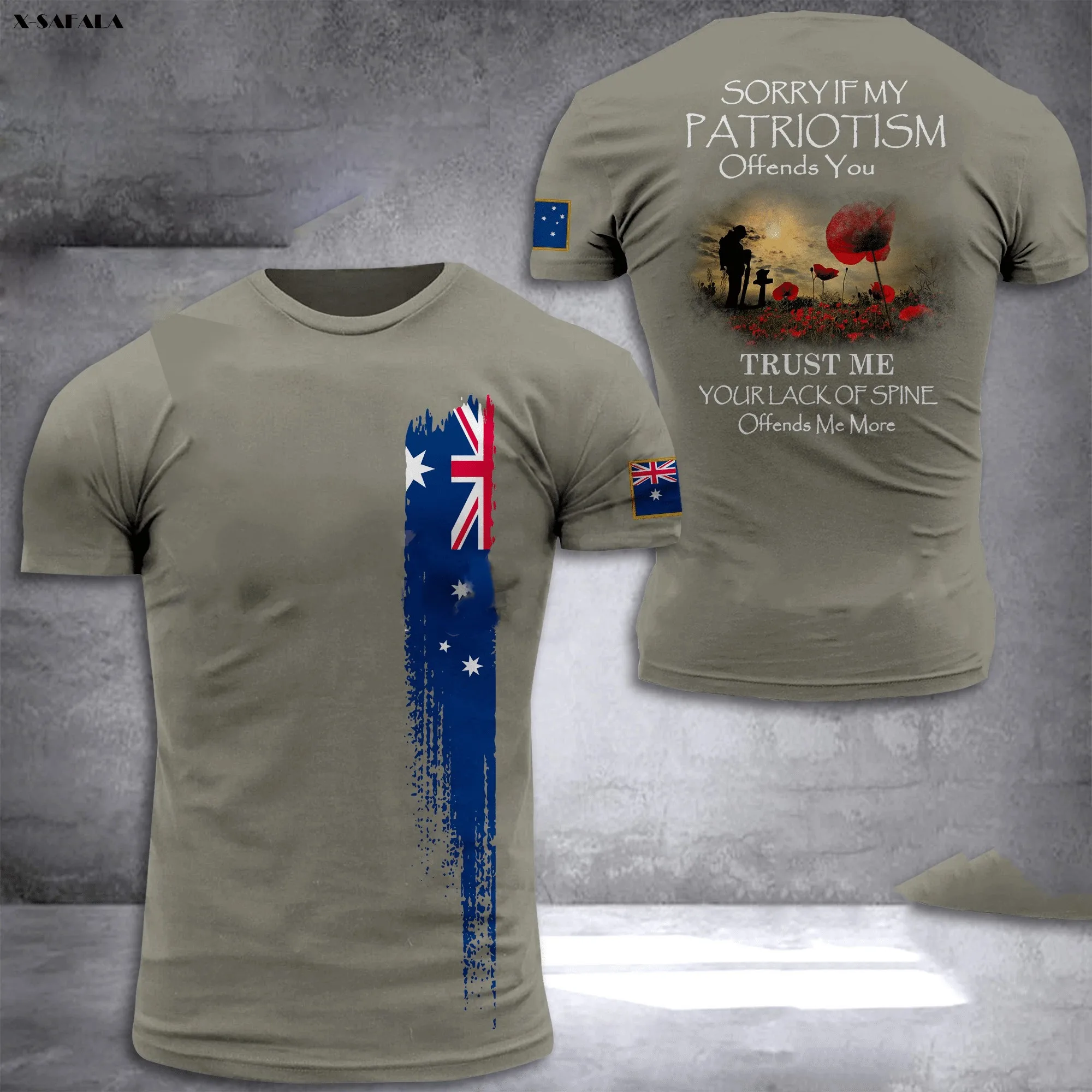 

New Men's Summer Shirt Spain Portuguese Soldier Shirt 3d Printing Army top-veteran High Quality Casual Special Forces