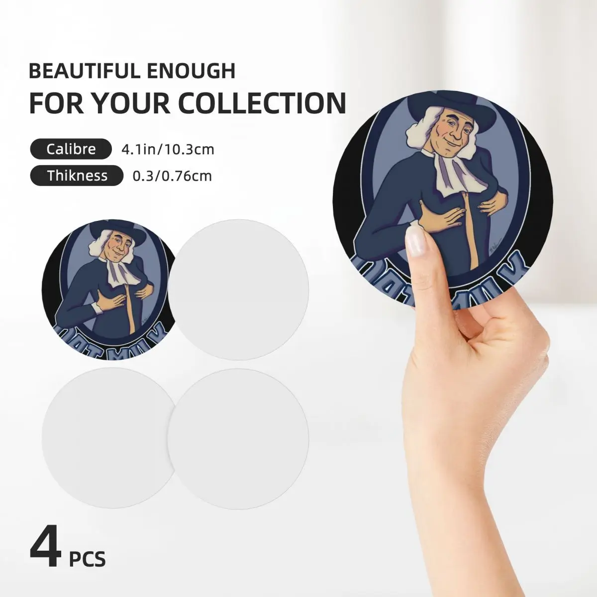 Пикантные круглая керамическая подставка для пиломника из веганского овса