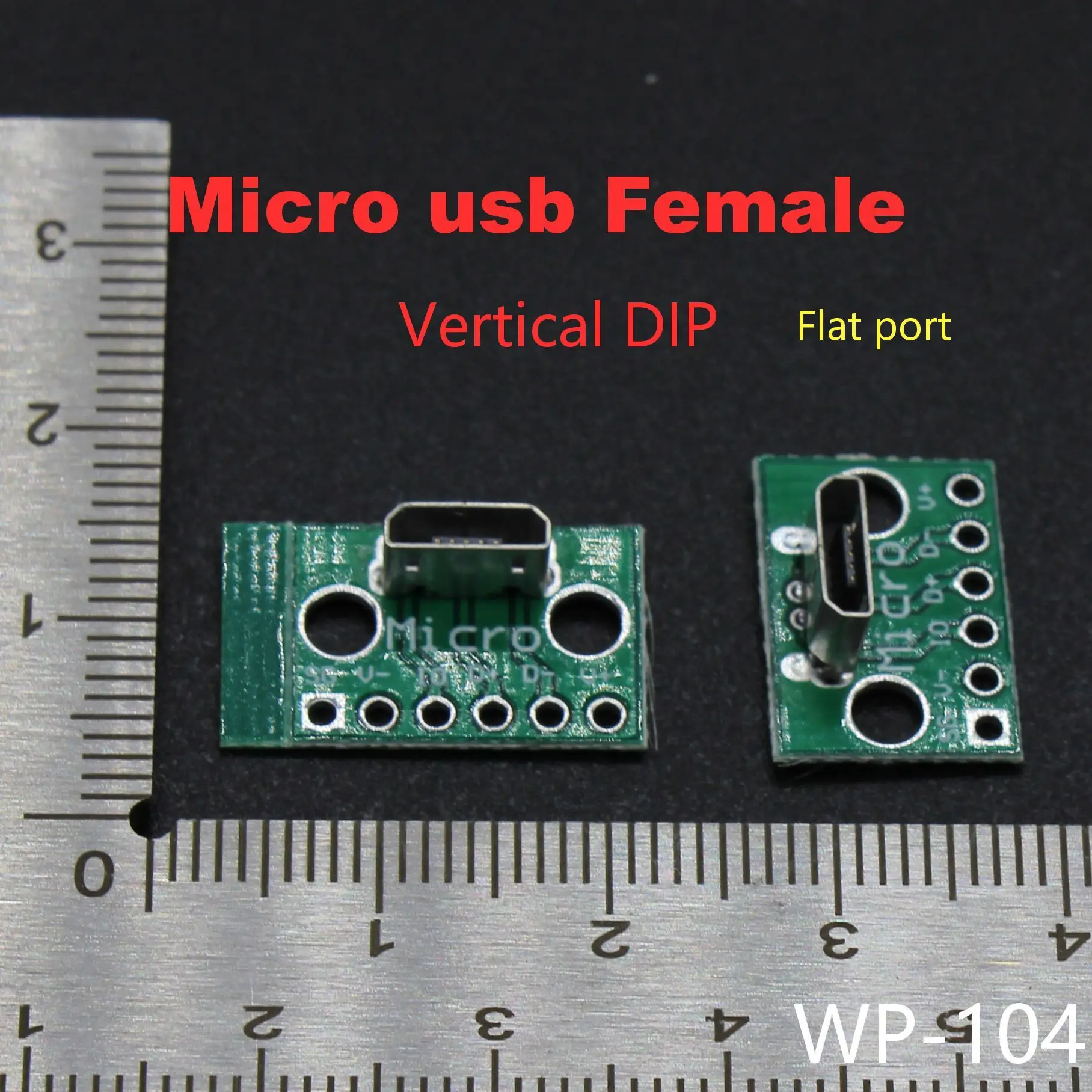 

2/5/10 шт. тестовая плата, вертикальный DIP Micro USB разъем, интерфейс 2,54 мм, PCB конвертер, адаптер, плата для разрыва, Плоский порт