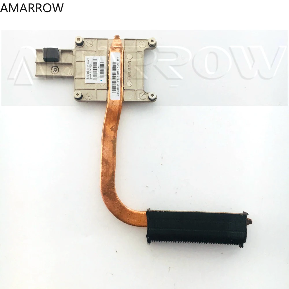 Оригинальный радиатор для ноутбука cpu вентилятор охлаждения HP 6560B 8560P 647603-001