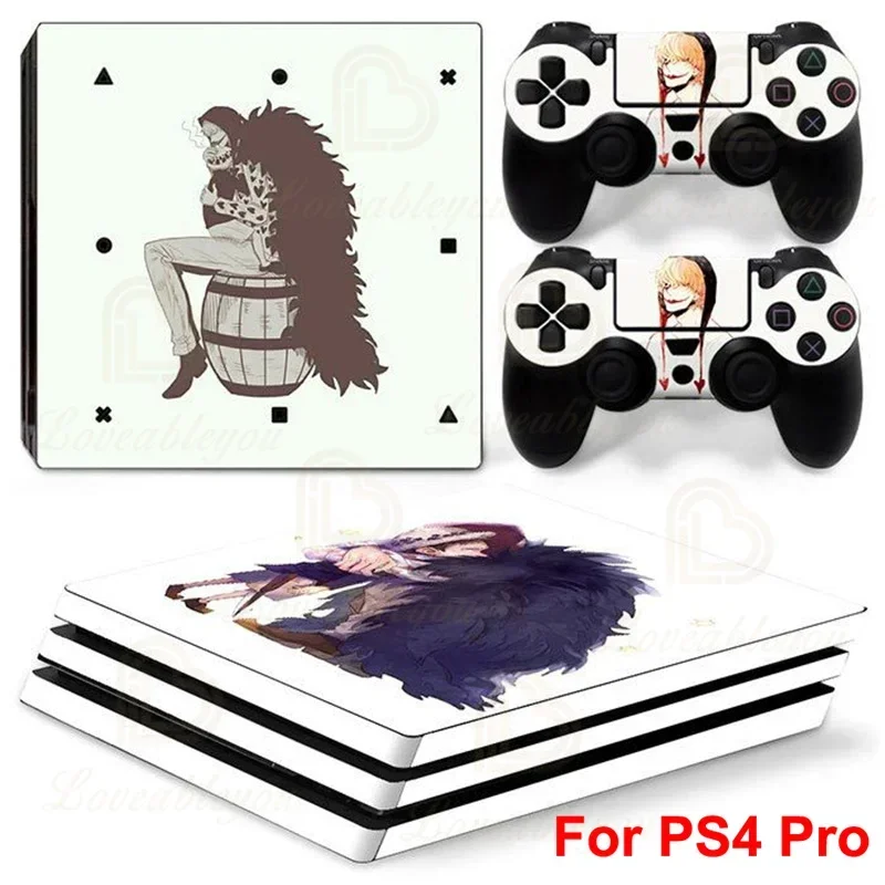 Фото Наклейка на кожу PS4 Pro, цельная наклейка «Пираты Луффи Чоппер», Play Station 4 Pro, консоль и контроллеры, наклейка на игровой планшет, наклейка №4