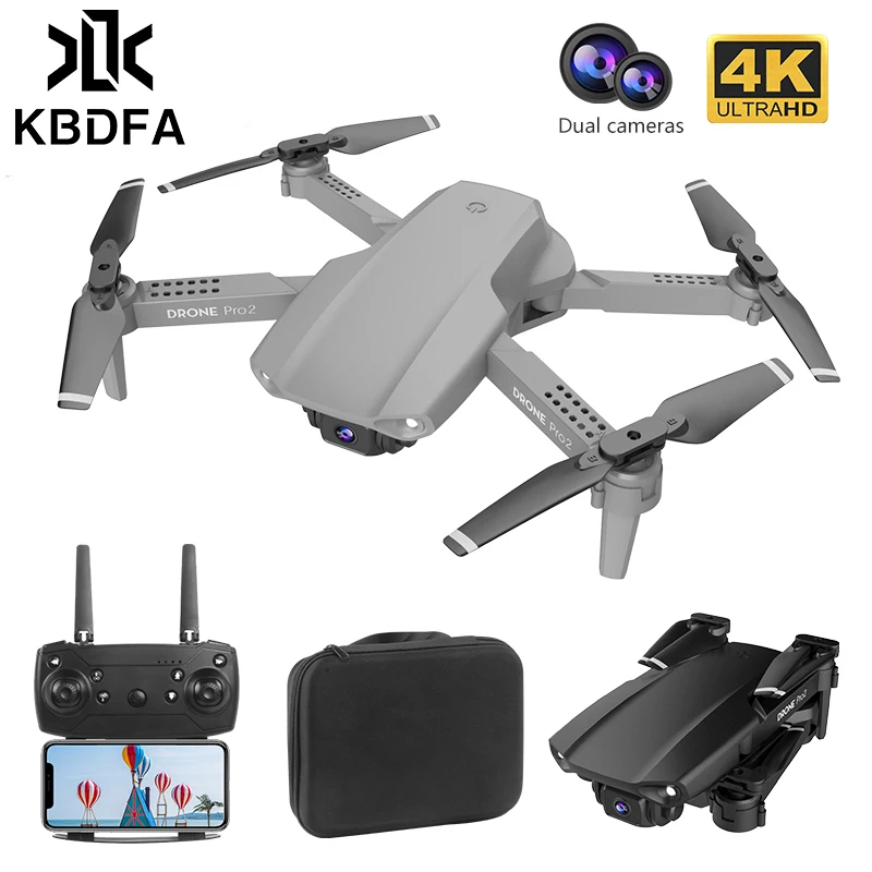 

Квадрокоптер KBDFA E99 Pro складной с двойной камерой 4K, Wi-Fi, FPV