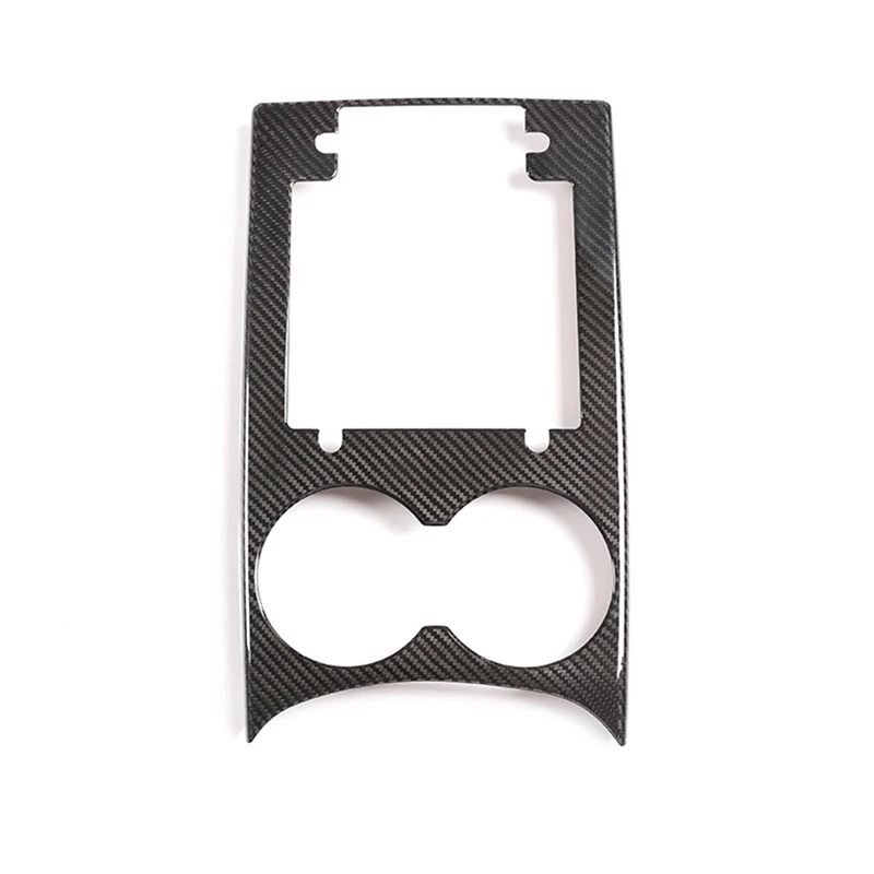 

Для Porsche Macan 2014-2022 сухое углеродное волокно центральное управление держатель стакана для воды панель рамка Крышка отделка автомобильные запчасти аксессуары