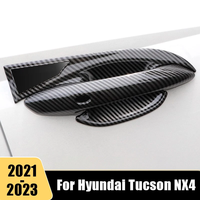 

ABS For Hyundai Tucson NX4 2021 2022 2023 Hybrid Car External Outer Door Handle Bowl Cover Trim Sticker Protection Accessories