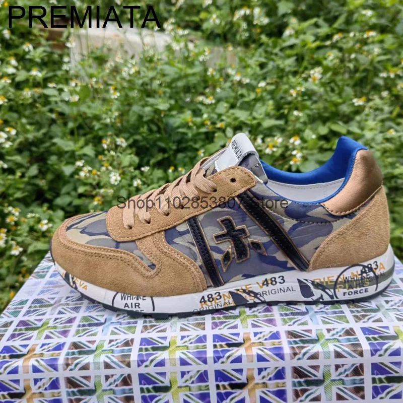 

Premiata Outlet Shoes Men Sneakers Running Shoes Cedar Mick Sneaker Leathers Heritage Shoe Workout Cross Training Size 40-45