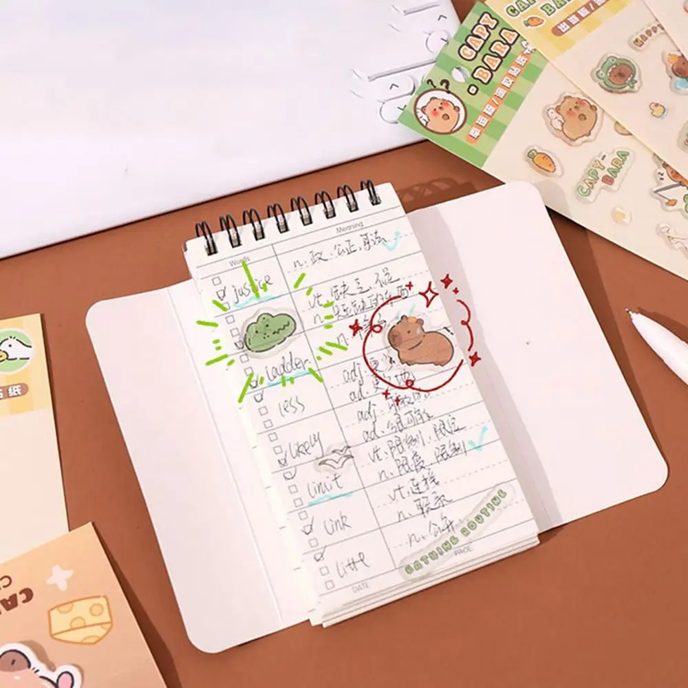 Милая наклейка-капля Guka Capybara креативная самоклеящаяся наклейка для украшения