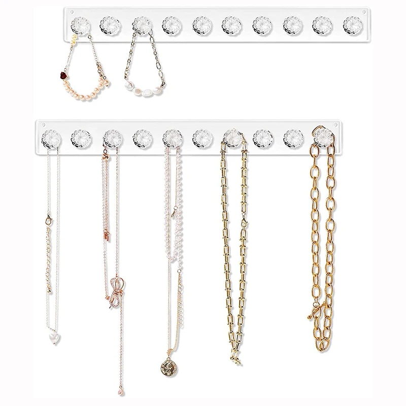 

2/4 шт., настенные крючки для ожерелья