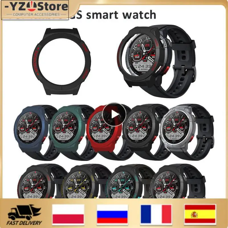 

For Mibro Gs Smartwatch Protector Case Frame Hard Cover Half Wrap Pc Watch Watch Case Protective Shell Case